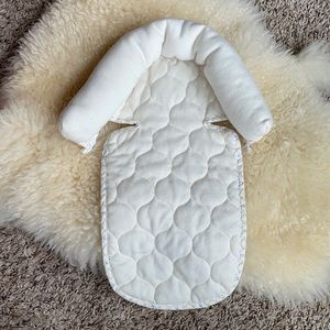 Infant car seat headrest